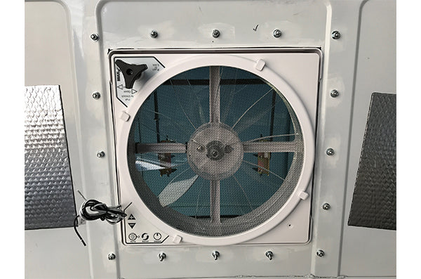 Ford Transit Van Conversion - Fan Installation