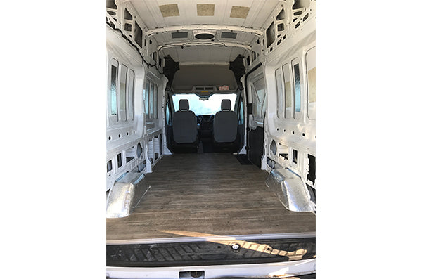 Ford Transit Van Conversion - Floor Installation