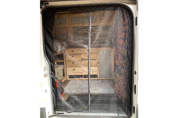 Ford Transit Van Conversion - Magnetic Screen Door (Bug Net)