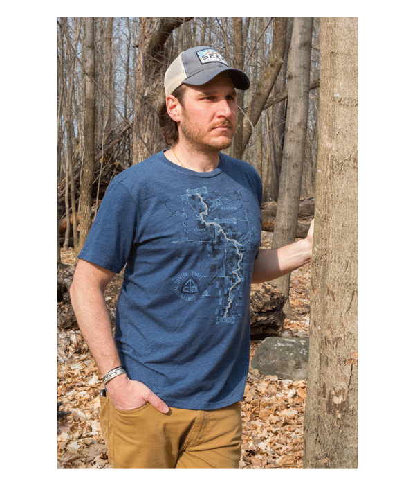 Continental Divide Trail Trail Map Unisex t-shirt