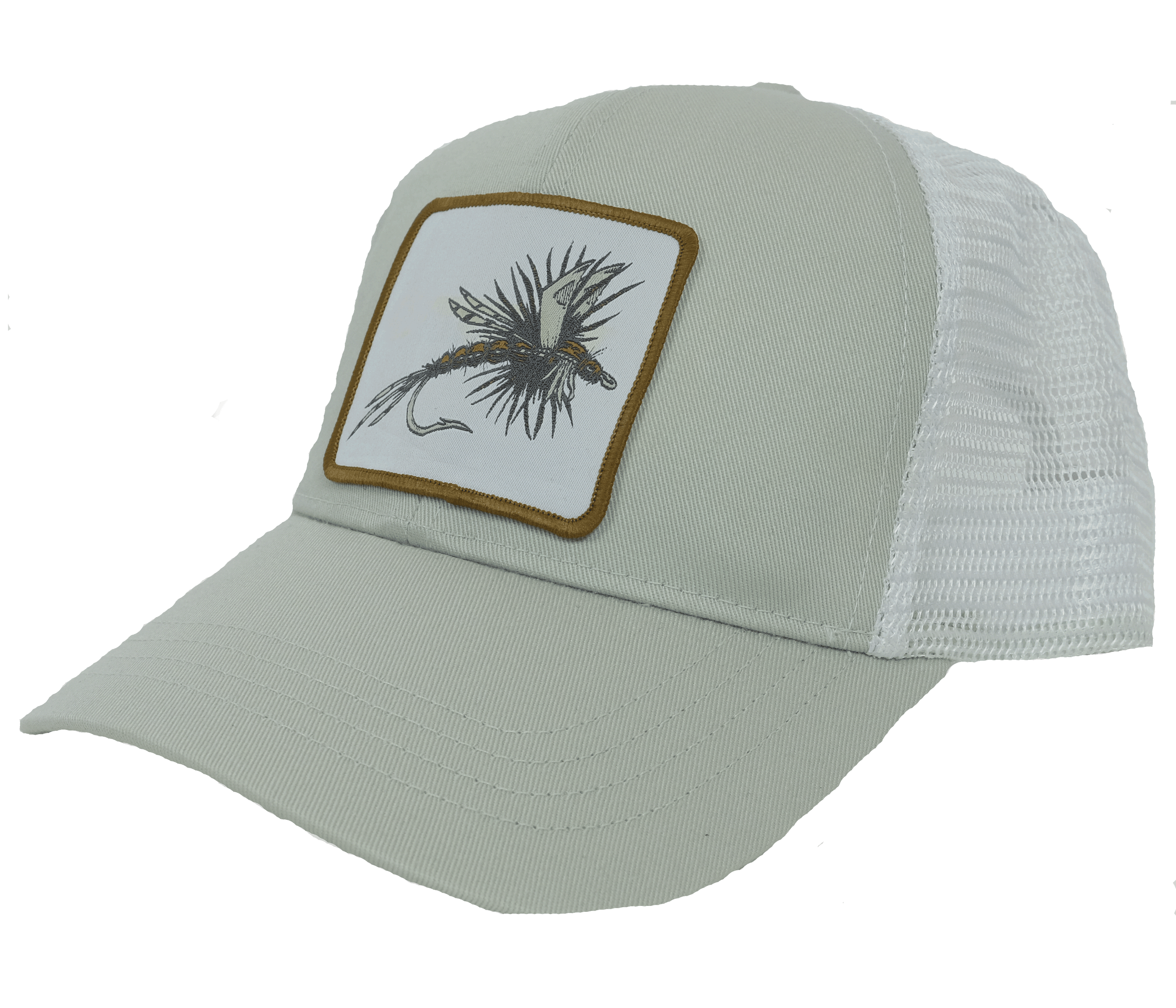 Dry fly trucker hat pacific fly fishing
