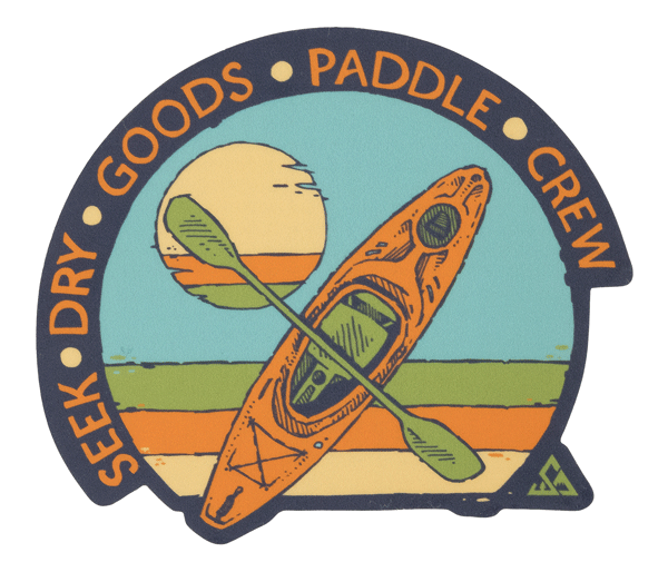 Kayak vinyl sticker made in the USA