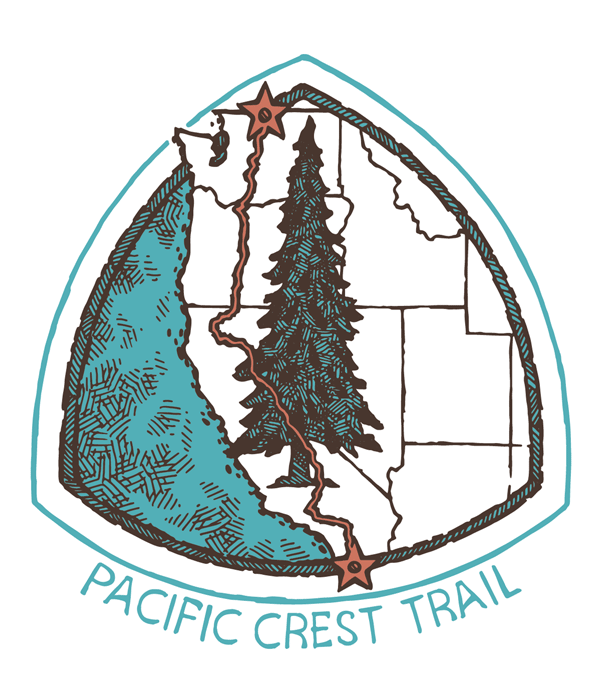 Pacific Crest Trail Thru-Hiker Sticker