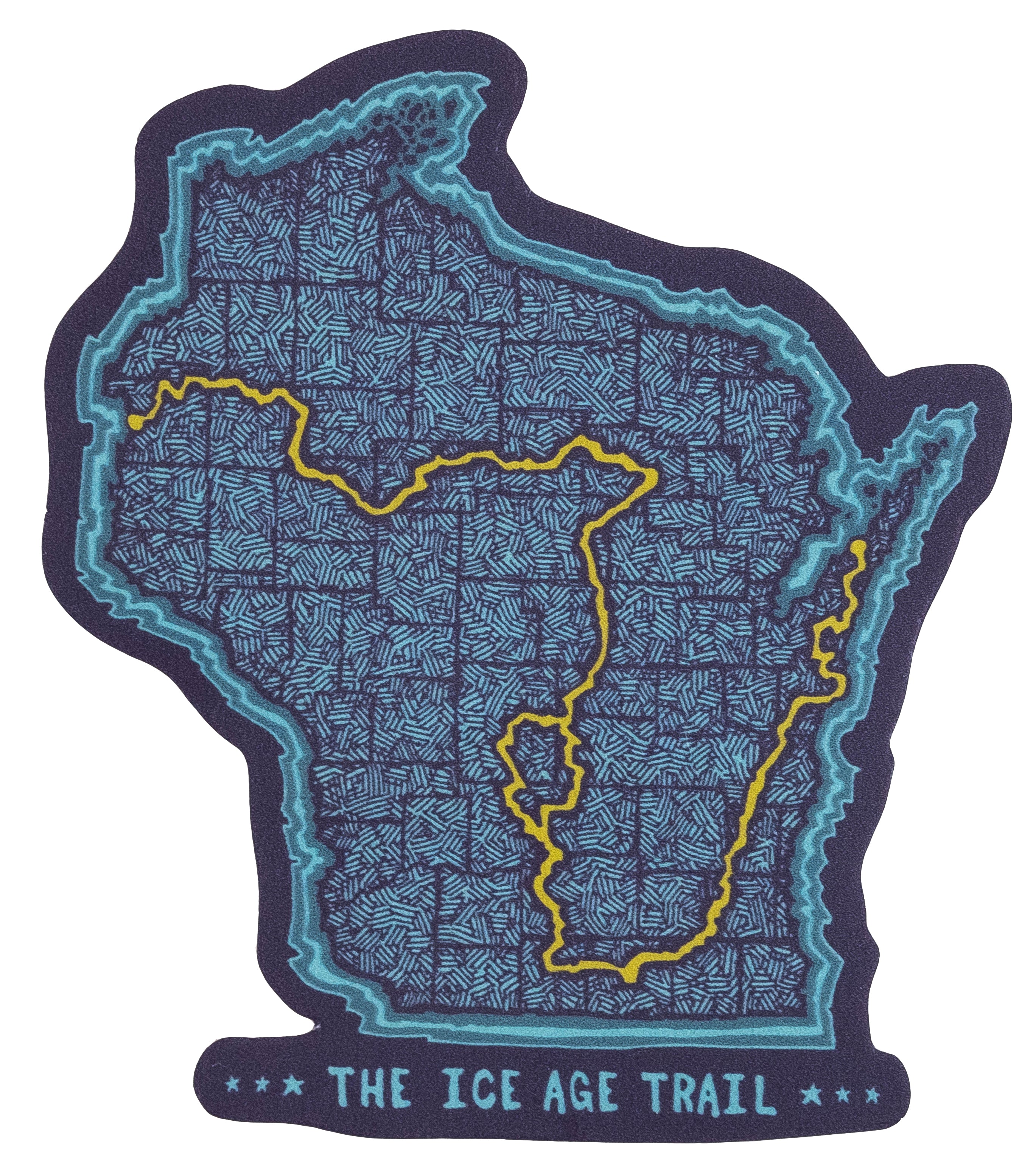 Ice Age Trail - Trail Map - Sticker